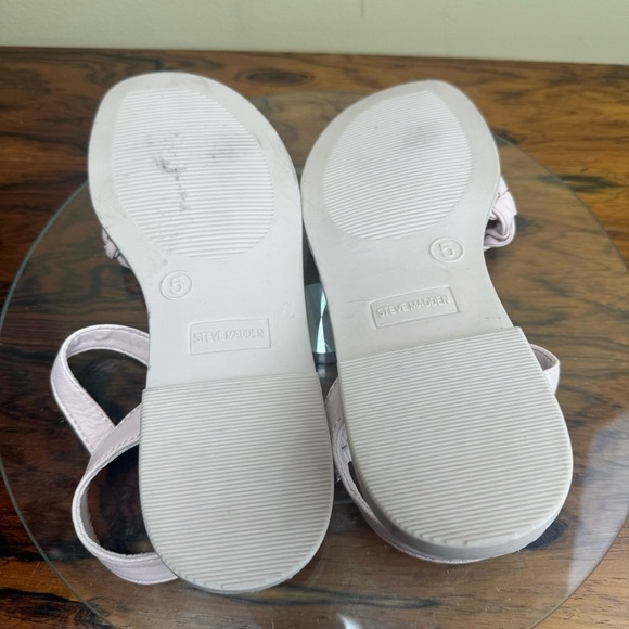 STEVE MADDEN Kids' Karina Braided Sandal In Pink - Picture 14 of 15
